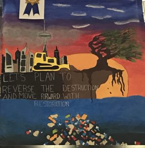 St. David’s Eco Team Awarded 3rd Place in Vaughan’s Earth Hour Banner Competition