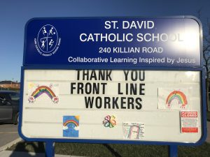 St. David’s Community gives Thanks to our Front Line Workers